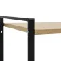 2-tier black and oak chipboard shelving unit 52x28x59 cm by vidaXL, Bookcases and shelves - Ref: Foro24-288231, Price: 38,73 ...
