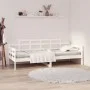 Solid white pine wood sofa bed 90x200 cm by vidaXL, Beds and slatted bases - Ref: Foro24-820328, Price: 114,99 €, Discount: %