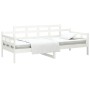 Sofá cama madera maciza de pino blanco 90x200 cm de vidaXL, Camas y somieres - Ref: Foro24-820328, Precio: 116,43 €