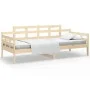 Sofá cama madera maciza de pino 90x190 cm de vidaXL, Camas y somieres - Ref: Foro24-820337, Precio: 83,39 €, Descuento: %