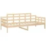 Sofá cama madera maciza de pino 90x190 cm de vidaXL, Camas y somieres - Ref: Foro24-820337, Precio: 83,39 €, Descuento: %