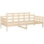 Sofá cama madera maciza de pino 90x190 cm de vidaXL, Camas y somieres - Ref: Foro24-820337, Precio: 97,07 €, Descuento: %