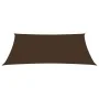 Rectangular sail awning brown Oxford fabric 2x3 m by vidaXL, Umbrellas - Ref: Foro24-135805, Price: 29,49 €, Discount: %