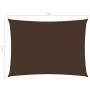 Rectangular sail awning brown Oxford fabric 2x3 m by vidaXL, Umbrellas - Ref: Foro24-135805, Price: 29,49 €, Discount: %