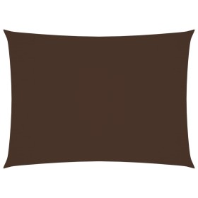 Toldo de vela rectangular tela Oxford marrón 2,5x3,5 m de vidaXL, Sombrillas - Ref: Foro24-135811, Precio: 34,11 €, Descuento: %