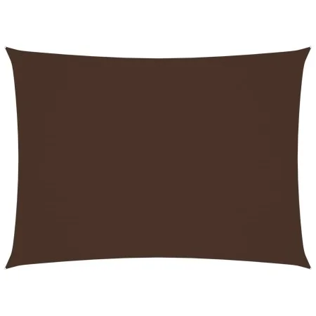 Toldo de vela rectangular tela Oxford marrón 5x6 m de vidaXL, Sombrillas - Ref: Foro24-135824, Precio: 90,93 €, Descuento: %