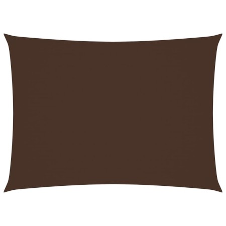 Toldo de vela rectangular tela Oxford marrón 5x6 m de vidaXL, Sombrillas - Ref: Foro24-135824, Precio: 84,45 €, Descuento: %