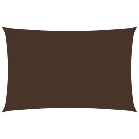 Toldo de vela rectangular tela Oxford marrón 5x8 m de vidaXL, Sombrillas - Ref: Foro24-135826, Precio: 113,87 €, Descuento: %