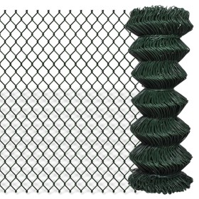 Grüner Stahldrahtzaun 1x25 m von vidaXL, Zaunpaneele - Ref: Foro24-140349, Preis: 90,10 €, Rabatt: %