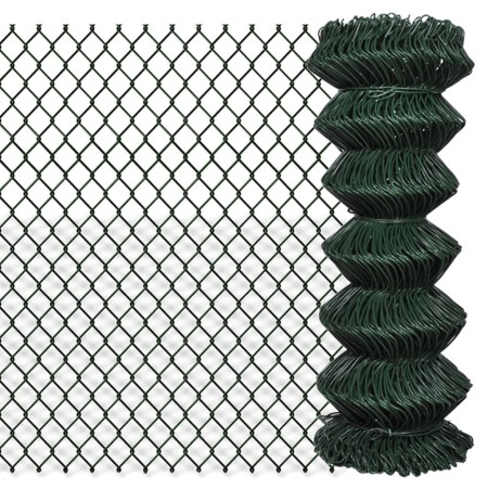 Grüner Stahldrahtzaun 1x25 m von vidaXL, Zaunpaneele - Ref: Foro24-140349, Preis: 90,10 €, Rabatt: %