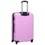 Set of 2 pink hardshell suitcases with wheels made of ABS. by vidaXL, Suitcases - Ref: Foro24-92429, Price: 118,23 €, Discoun...