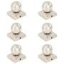 Post caps 6 pcs stainless steel globe end 71x71 mm by vidaXL, Accessories for gates and fences - Ref: Foro24-145493, Price: 4...