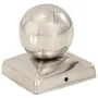 Post caps 6 pcs stainless steel globe end 71x71 mm by vidaXL, Accessories for gates and fences - Ref: Foro24-145493, Price: 4...