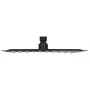 Cabezal ducha efecto lluvia acero inox cuadrado negro 20x20 cm de vidaXL, Cabezales de ducha - Ref: Foro24-147695, Precio: 24...