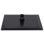 Schwarzer quadratischer Duschkopf aus Edelstahl mit Regeneffekt, 20 x 20 cm von vidaXL, Duschköpfe - Ref: Foro24-147695, Prei...