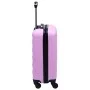 Set of 2 pink hardshell suitcases with wheels made of ABS. by vidaXL, Suitcases - Ref: Foro24-92429, Price: 118,23 €, Discoun...