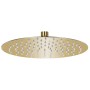 Runder Duschkopf mit Regeneffekt, goldfarbener Edelstahl, 25 cm von vidaXL, Duschköpfe - Ref: Foro24-147704, Preis: 23,81 €, ...