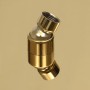 Runder Duschkopf mit Regeneffekt, goldfarbener Edelstahl, 25 cm von vidaXL, Duschköpfe - Ref: Foro24-147704, Preis: 23,81 €, ...