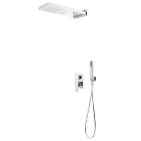 Silver 201 stainless steel shower system by vidaXL, Jet nozzles for bathtubs and showers - Ref: Foro24-147725, Price: 147,79 ...