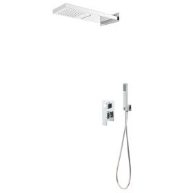 Sistema de ducha acero inoxidable 201 plateado de vidaXL, Boquillas de chorro para bañeras y duchas - Ref: Foro24-147725, Pre...