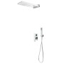 Silver 201 stainless steel shower system by vidaXL, Jet nozzles for bathtubs and showers - Ref: Foro24-147725, Price: 150,34 ...