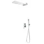 Silver 201 stainless steel shower system by vidaXL, Jet nozzles for bathtubs and showers - Ref: Foro24-147725, Price: 147,79 ...