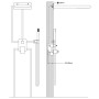 Silver 201 stainless steel shower system by vidaXL, Jet nozzles for bathtubs and showers - Ref: Foro24-147725, Price: 150,34 ...