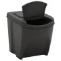 Stackable trash cans 4 units gray polypropylene 100 L by vidaXL, Garbage cans and trash cans - Ref: Foro24-152200, Price: 81,...