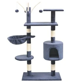 Cat scratching post sisal scratching post 125 cm dark blue by vidaXL, Cat furniture - Ref: Foro24-170484, Price: 63,14 €, Dis...