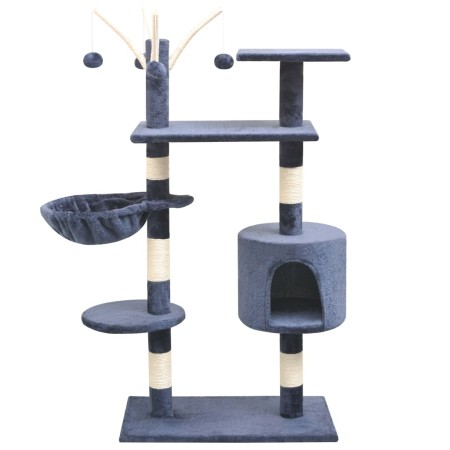 Katzenkratzbaum Sisal Kratzbaum 125 cm dunkelblau von vidaXL, Katzenmöbel - Ref: Foro24-170484, Preis: 61,72 €, Rabatt: %