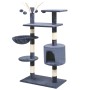 Cat scratching post sisal scratching post 125 cm dark blue by vidaXL, Cat furniture - Ref: Foro24-170484, Price: 61,72 €, Dis...