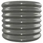 Gray powder coated steel flower bed planter 332x40x36 cm by vidaXL, Pots and planters - Ref: Foro24-318884, Price: 71,10 €, D...