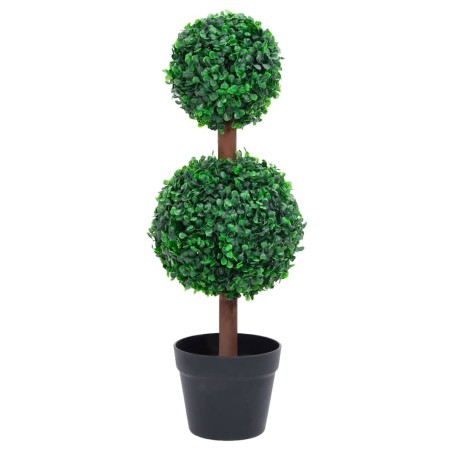 Kugelförmige künstliche Buchsbaumpflanze mit grünem Topf 60 cm von vidaXL, Künstliche Flora - Ref: Foro24-336510, Preis: 40,1...