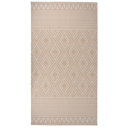 Alfombra de exterior de tejido plano rayas marrones 80x150 cm de vidaXL, Alfombras - Ref: Foro24-340862, Precio: 32,15 €, Des...