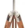 Lámpara de trípode madera maciza de teca marrón y gris 141 cm de vidaXL, Lámparas - Ref: Foro24-288078, Precio: 84,52 €, Desc...