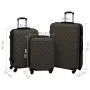 Set of 3-piece hardshell suitcases with wheels in anthracite gray ABS. by vidaXL, Suitcases - Ref: Foro24-92417, Price: 138,6...
