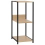 Small black and oak wood shelf 33.5x39.6x79.7 cm by vidaXL, Bookcases and shelves - Ref: Foro24-288233, Price: 40,62 €, Disco...