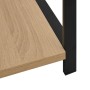 Kleines Regal aus schwarzem und Eichenholz, 33,5 x 39,6 x 79,7 cm von vidaXL, Bücherregale und Regale - Ref: Foro24-288233, P...