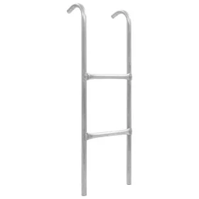 Trampoline ladder with 2 steps silver steel 102.6 cm by vidaXL, Accessories for trampolines - Ref: Foro24-92409, Price: 27,12...