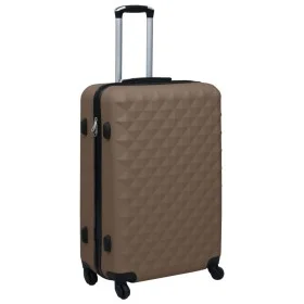 Brauner, starrer ABS-Koffer mit Rollen von vidaXL, Koffer - Ref: Foro24-92428, Preis: 92,81 €, Rabatt: %