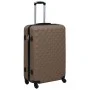 Brown ABS rigid suitcase with wheels by vidaXL, Suitcases - Ref: Foro24-92428, Price: 92,81 €, Discount: %
