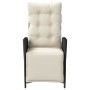 Garden recliners with footrest 2 pcs black PE rattan by vidaXL, Garden chairs - Ref: Foro24-365288, Price: 220,15 €, Discount: %