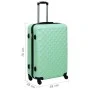 Maleta rígida con ruedas ABS verde menta de vidaXL, Maletas - Ref: Foro24-92425, Precio: 80,66 €, Descuento: %