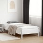 Massives Bettgestell aus weißem Kiefernholz, 90 x 200 cm von vidaXL, Betten und Lattenroste - Ref: Foro24-842711, Preis: 81,5...