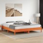 Estructura de cama madera maciza pino marrón cera 180x200 cm de vidaXL, Camas y somieres - Ref: Foro24-842689, Precio: 120,41...