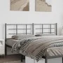 Kopfteil aus schwarzem Metall, 193 cm von vidaXL, Kopf- und Fußteile - Ref: Foro24-355598, Preis: 38,50 €, Rabatt: %