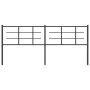 Black metal headboard 193 cm by vidaXL, Headboards and footboards - Ref: Foro24-355598, Price: 38,50 €, Discount: %