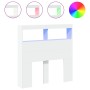 Cabecero de cama con LED blanco 100x17x102 cm de vidaXL, Cabeceros y pies de cama - Ref: Foro24-839182, Precio: 74,75 €, Desc...