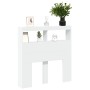 Cabecero de cama con LED blanco 100x17x102 cm de vidaXL, Cabeceros y pies de cama - Ref: Foro24-839182, Precio: 74,75 €, Desc...