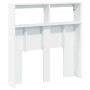 Bettkopfteil mit weißer LED 100x17x102 cm von vidaXL, Kopf- und Fußteile - Ref: Foro24-839182, Preis: 74,34 €, Rabatt: %